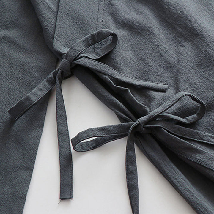 Buddha Stones当山伝統太極拳武術儀式用長袖メンズ道教ロングローブ - image 10