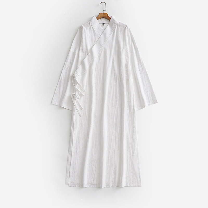 Buddha Stones当山伝統太極拳武術儀式用長袖メンズ道教ロングローブ - image 2