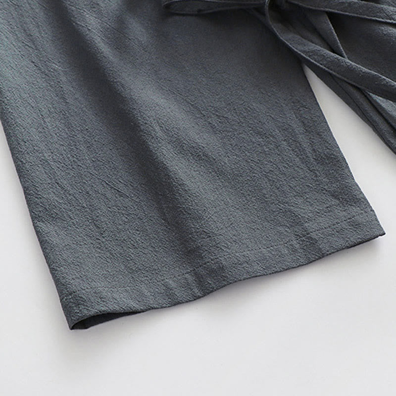 Buddha Stones当山伝統太極拳武術儀式用長袖メンズ道教ロングローブ - image 11