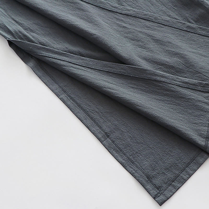 Buddha Stones当山伝統太極拳武術儀式用長袖メンズ道教ロングローブ - image 12