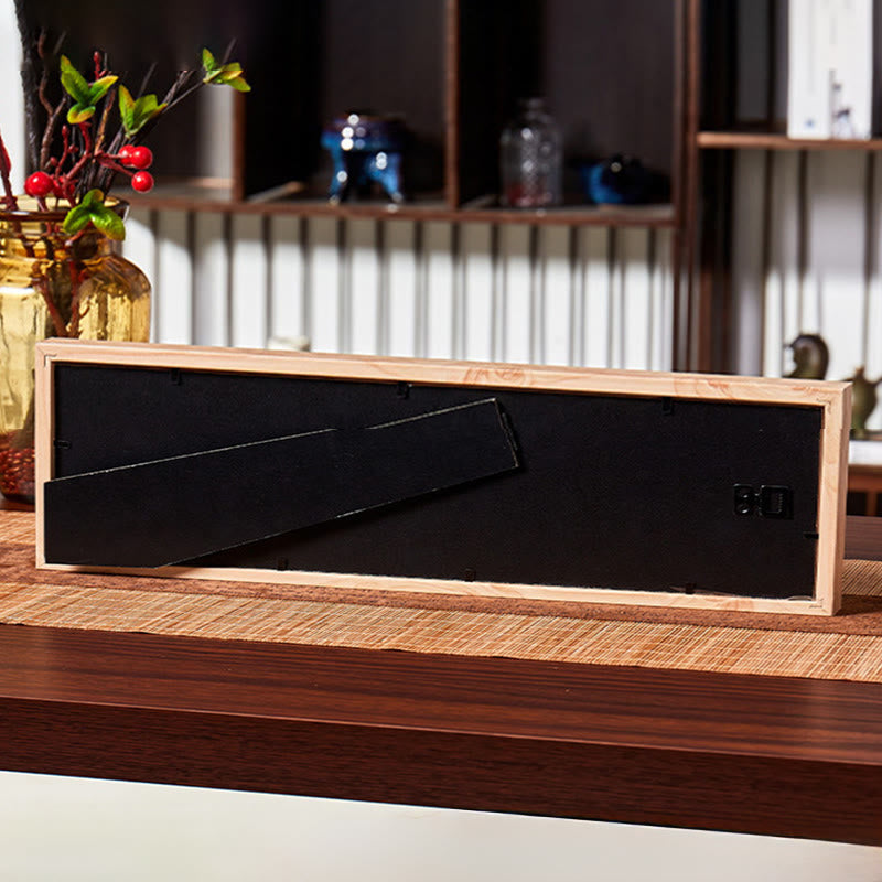 Buddha Stonesグリーンクリスタル 八卦鯉陰陽金インゴット フォトフレーム オーナメント ホームデコレーション - image 14