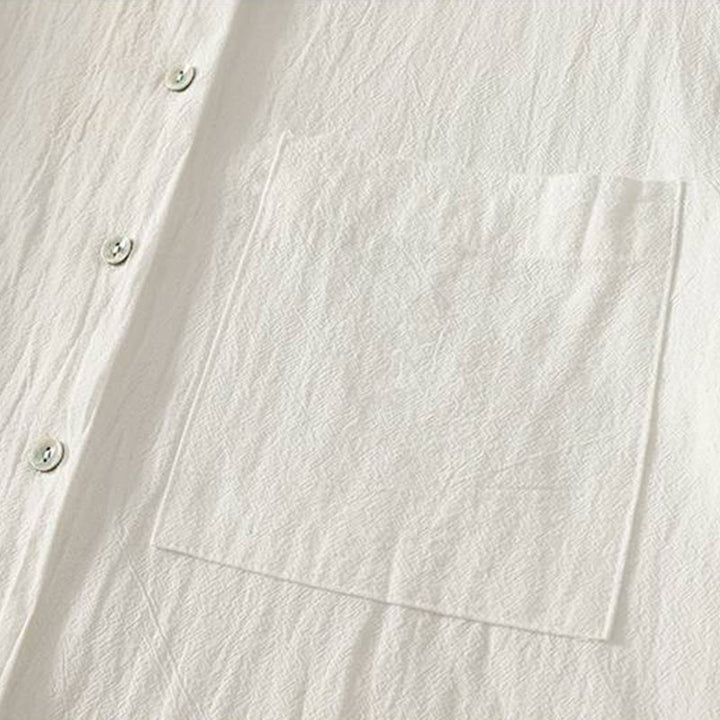 Buddha Stones秋 クルーカラー 長袖 レディース ポリエステル シャツ ポケット付き - image 15