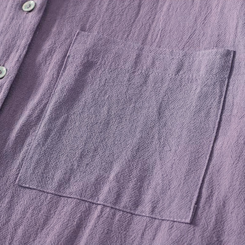 Buddha Stones秋 クルーカラー 長袖 レディース ポリエステル シャツ ポケット付き - image 10