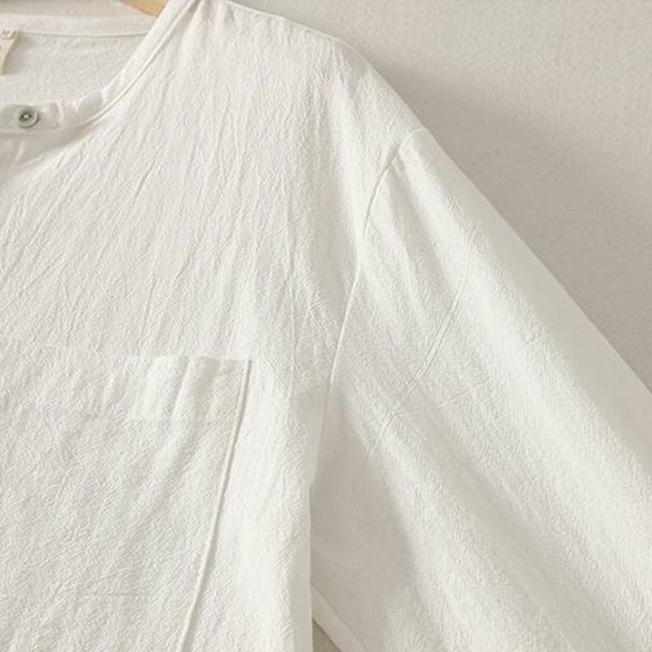 Buddha Stones秋 クルーカラー 長袖 レディース ポリエステル シャツ ポケット付き - image 22