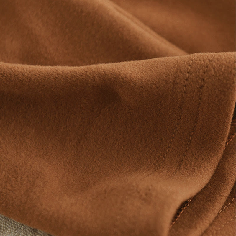 Buddha Stones冬用 無地 コットン 厚手 長袖 レディース パーカー フード付き - image 4