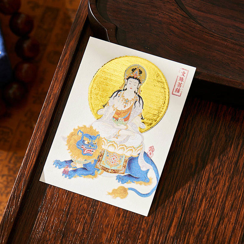 Buddha Stones十二支誕生仏山の幽霊 お金を使う 銅貨 サシェ 吊り下げ装飾 - image 1