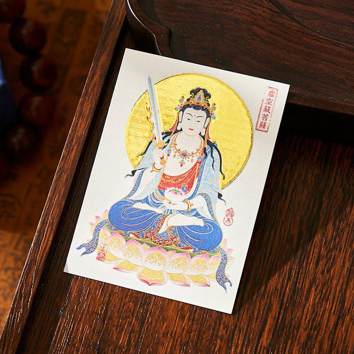 Buddha Stones十二支誕生仏山の幽霊 お金を使う 銅貨 サシェ 吊り下げ装飾 - image 5