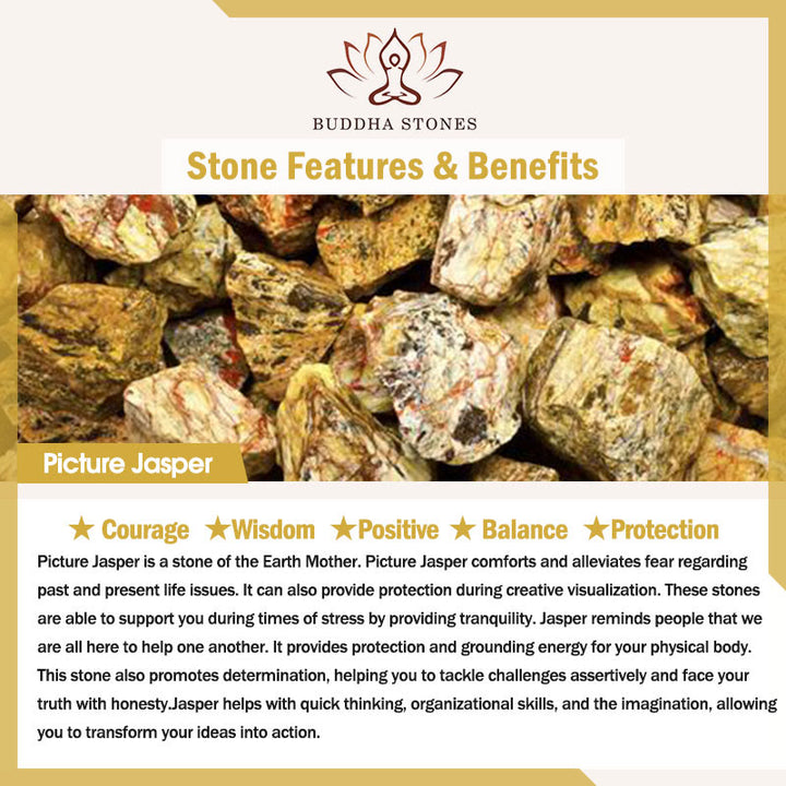 Buddha Stonesヘマタイト インド瑪瑙 タイガーアイ アマゾナイト ビーズ レザー 強化ブレスレット - image 12