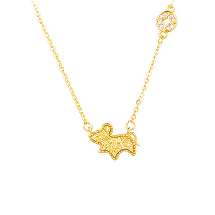 Buddha Stones午年 中国の干支 925スターリングシルバー コインデザイン良縁祈願チェーンネックレスペンダント - ねずみ - シルバー（良縁祈願♥ 守護） - image 11