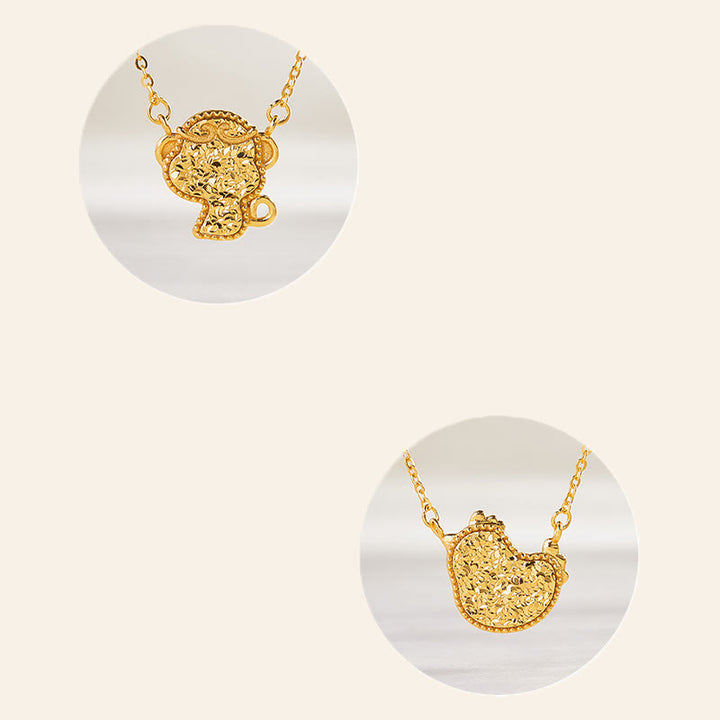 Buddha Stones午年 中国の干支 925スターリングシルバー コインデザイン良縁祈願チェーンネックレスペンダント - image 37