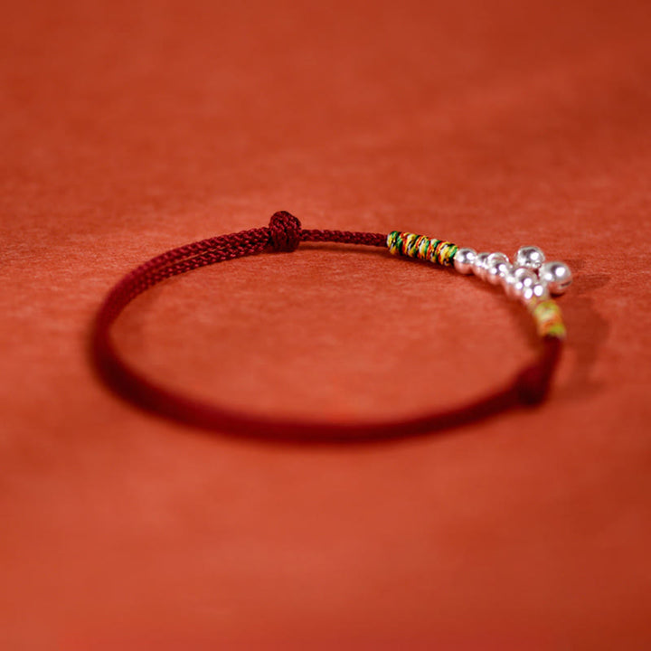 Buddha Stonesシルバーベル 赤 黒 紐 保護 調節可能 猫 小型犬 ペット用首輪 - image 8