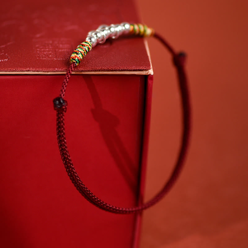 Buddha Stonesシルバーベル 赤 黒 紐 保護 調節可能 猫 小型犬 ペット用首輪 - image 4