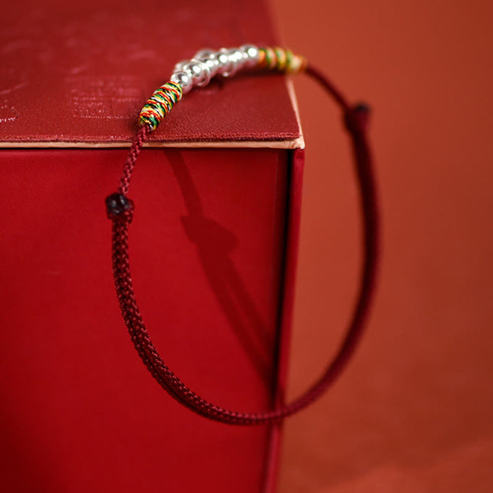 Buddha Stonesシルバーベル 赤 黒 紐 保護 調節可能 猫 小型犬 ペット用首輪 - image 4