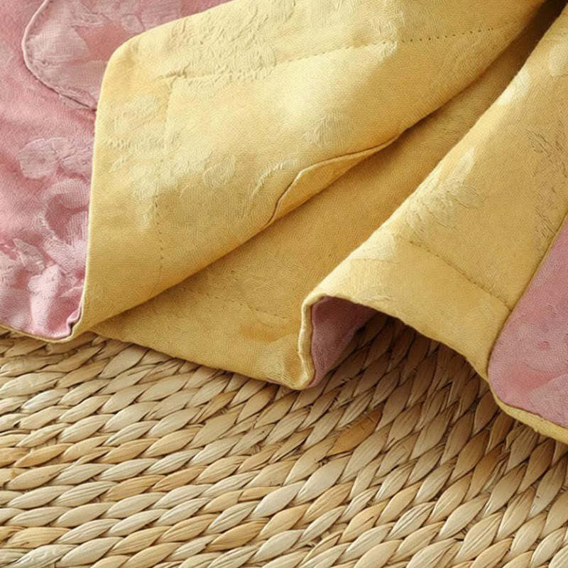 Buddha Stonesの花柄カエルボタンレディースコットンノースリーブベストウエストコート - image 13