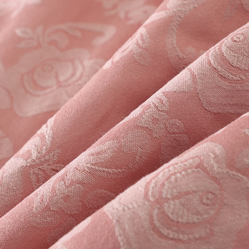 Buddha Stonesの花柄カエルボタンレディースコットンノースリーブベストウエストコート - image 9