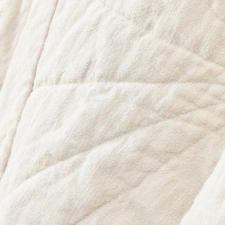 Buddha Stones無地コットン 厚手 レディース 7-8丈 ポケット付きパンツ - image 7