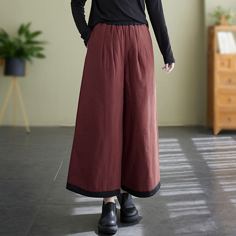Buddha Stonesカジュアル 無地 レディース ワイドレッグパンツ ポケット付き - image 17