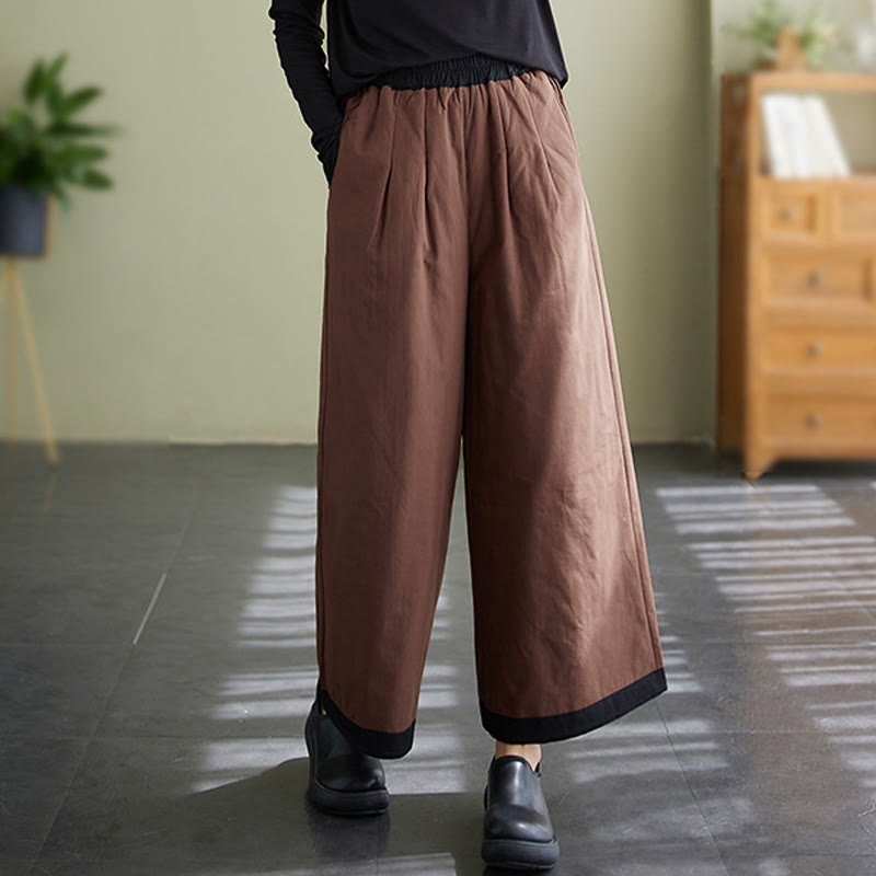 Buddha Stonesカジュアル 無地 レディース ワイドレッグパンツ ポケット付き - image 11
