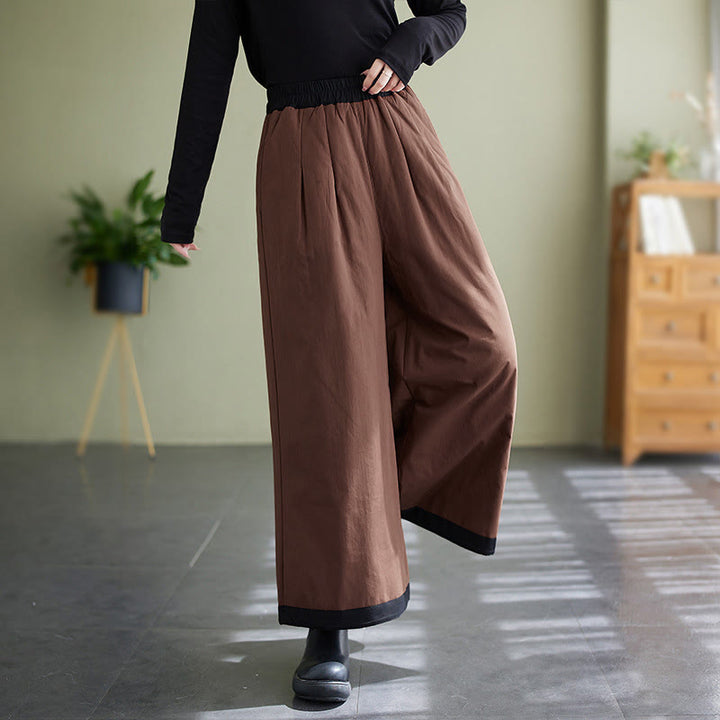 Buddha Stonesカジュアル 無地 レディース ワイドレッグパンツ ポケット付き - image 13