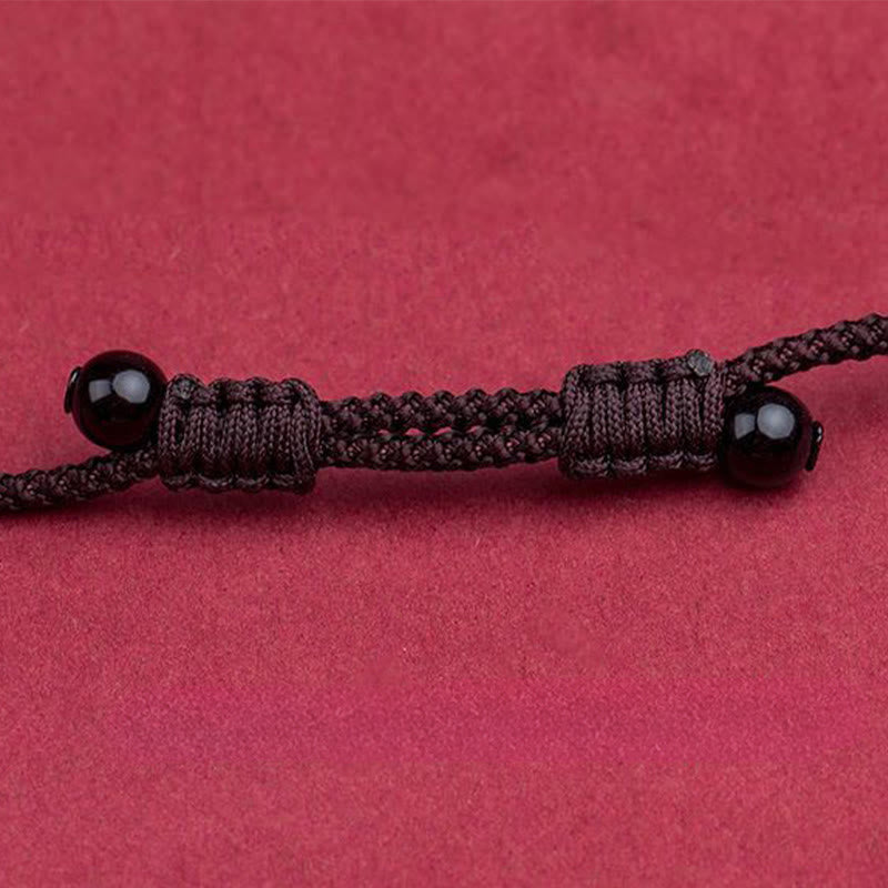 Buddha Stones午年 十二支 彫刻デザイン 辰砂良縁祈願ロープネックレス ペンダント - image 43