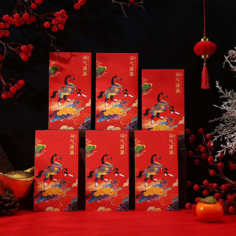 Buddha Stones午年 2026 新年の祝福 6個入り 中国製 赤い封筒 - image 8