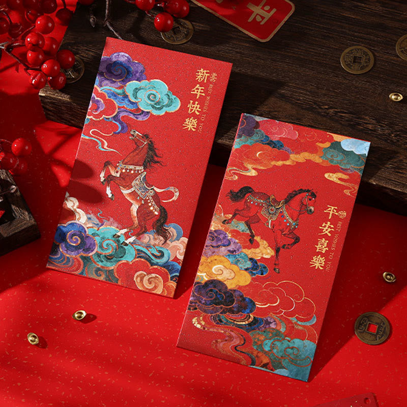 Buddha Stones午年 2026 新年の祝福 6個入り 中国製 赤い封筒 - image 14
