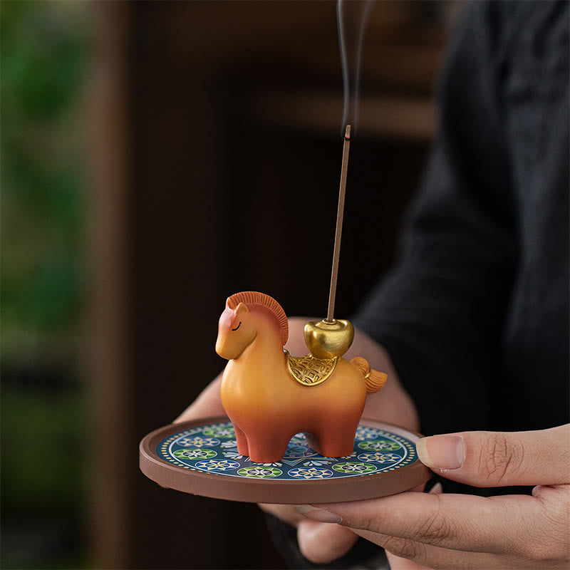 2026年午年Buddha Stones新年インゴット富を引き寄せるホームデコレーション香炉 - image 5