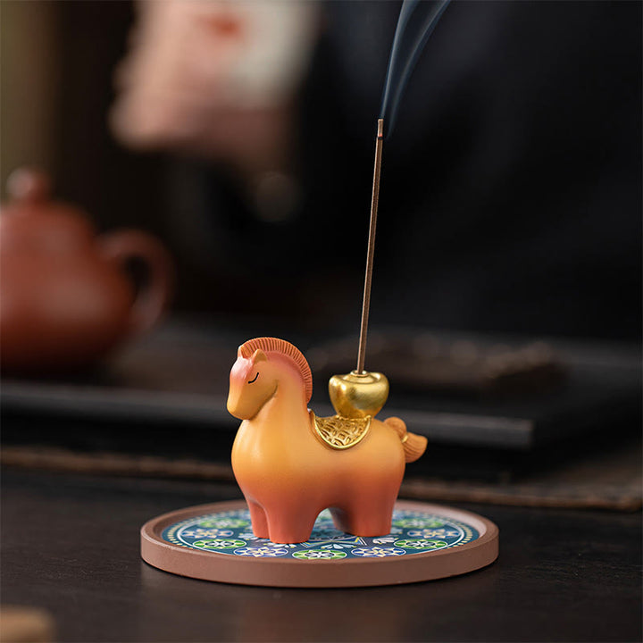 2026年午年Buddha Stones新年インゴット富を引き寄せるホームデコレーション香炉 - image 4