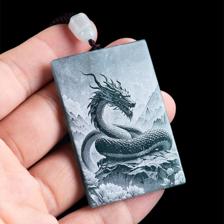 Buddha Stones午年 干支 彫刻 翡翠 豊穣 ネックレス ペンダント - image 16