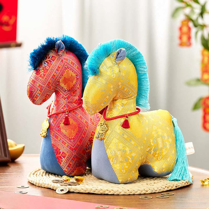 午年用Buddha Stones赤紐刺繍インゴットタッセル装飾 - image 22