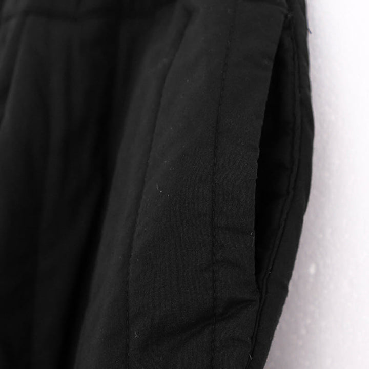 Buddha Stones冬 無地 カラーブロッキングデザイン コットン レディース ハーレムパンツ ポケット付き - image 11