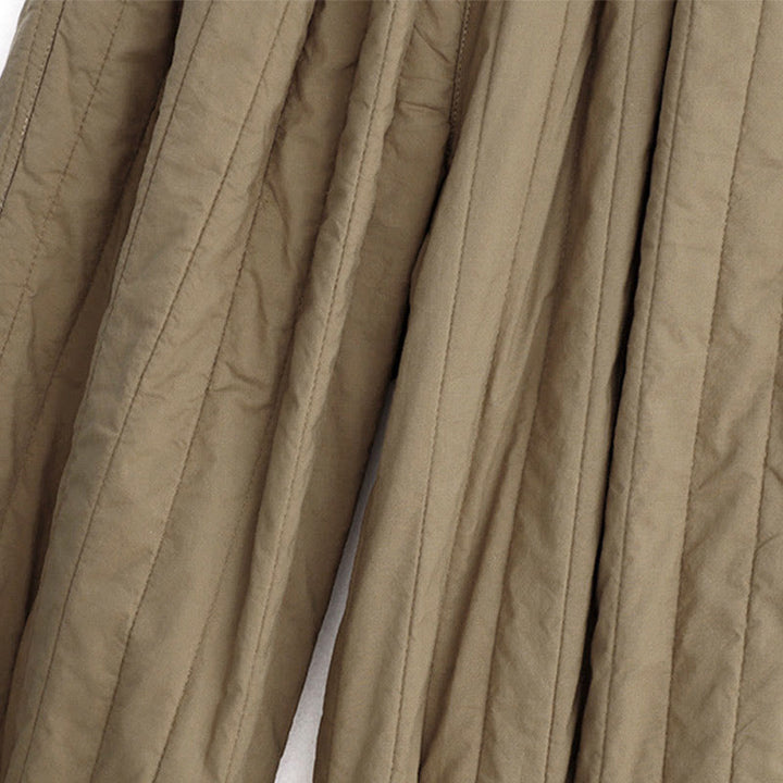 Buddha Stones冬 無地 カラーブロッキングデザイン コットン レディース ハーレムパンツ ポケット付き - image 6