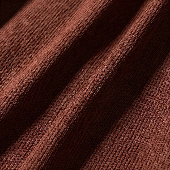 Buddha Stones通勤用 無地コーデュロイ ジッパー レディース ハーレム ハイウエスト パンツ ポケット付き - image 8