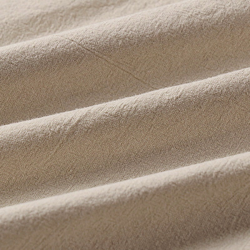 Buddha Stones春秋 無地 ドローストリング メンズ アンクル丈 ハーレムパンツ ポケット付き - image 11