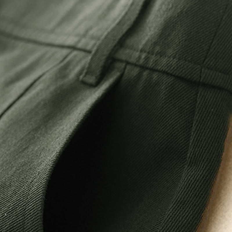 Buddha Stonesレディース ポケット付き無地コットンスカート - image 2