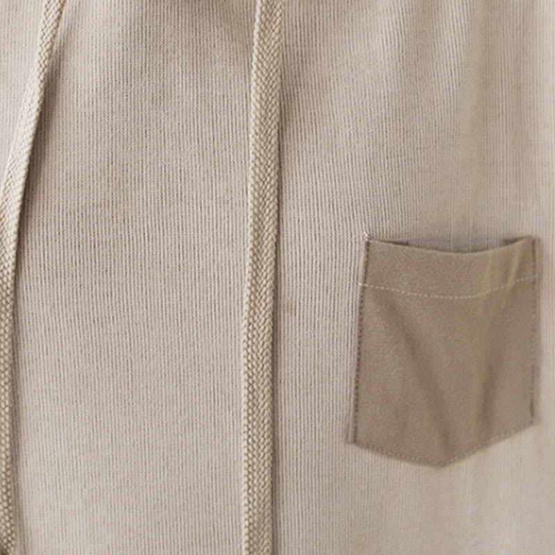 Buddha Stones秋 無地 装飾ポケット コットン 長袖 レディース パーカー - image 37