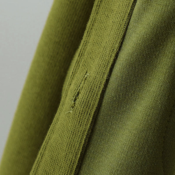 Buddha Stones無地 ボタンダウン 装飾ポケット レディース 長袖カーディガン - image 15