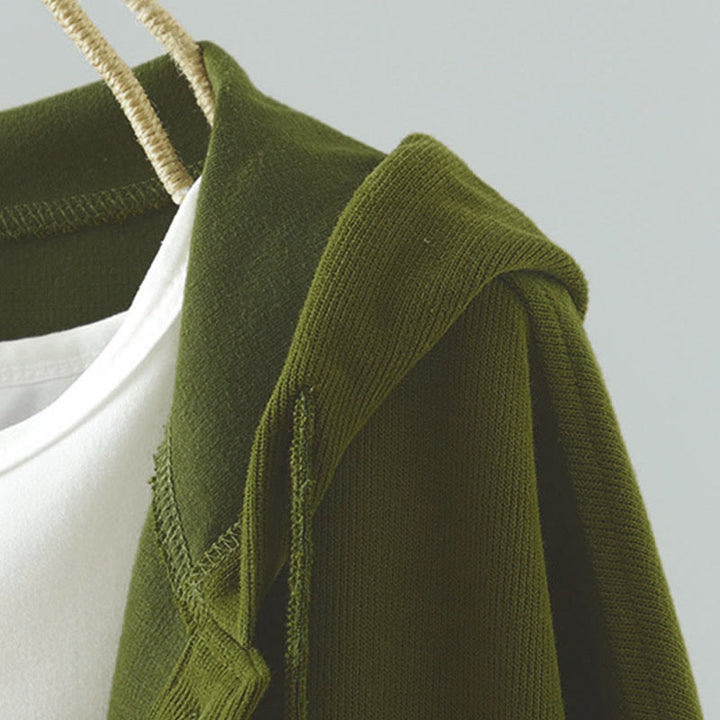 Buddha Stones無地 ボタンダウン 装飾ポケット レディース 長袖カーディガン - image 10