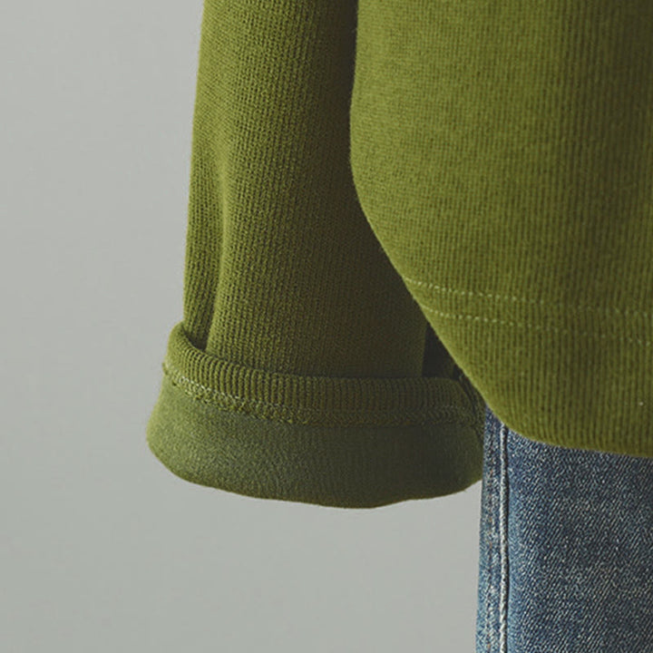 Buddha Stones無地 ボタンダウン 装飾ポケット レディース 長袖カーディガン - image 12