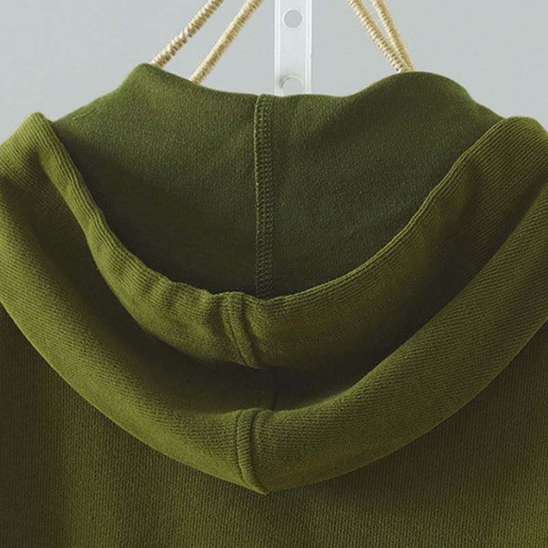 Buddha Stones無地 ボタンダウン 装飾ポケット レディース 長袖カーディガン - image 7