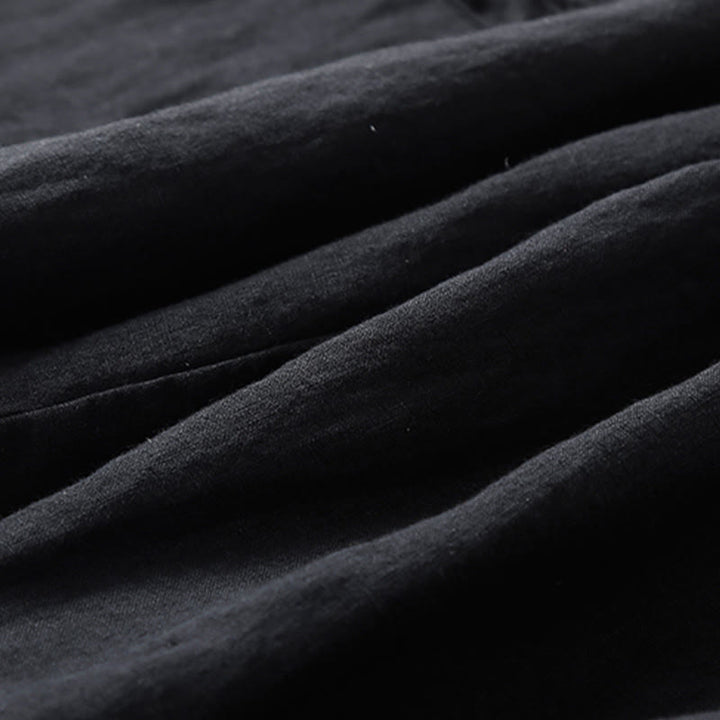 Buddha Stones Commute レディース プレーン ハーレム カプリ コットン パンツ ポケット付き - image 9