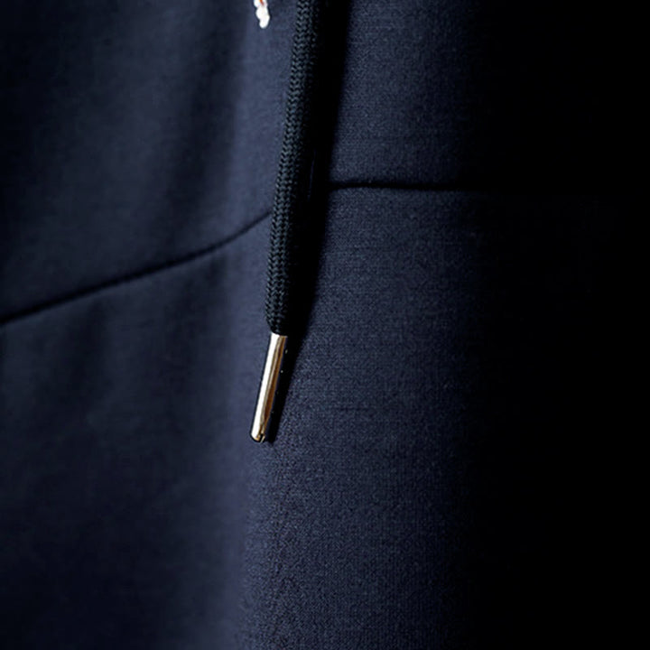 Buddha Stones秋 刺繍 ベア 長袖 レディース パーカー - image 5