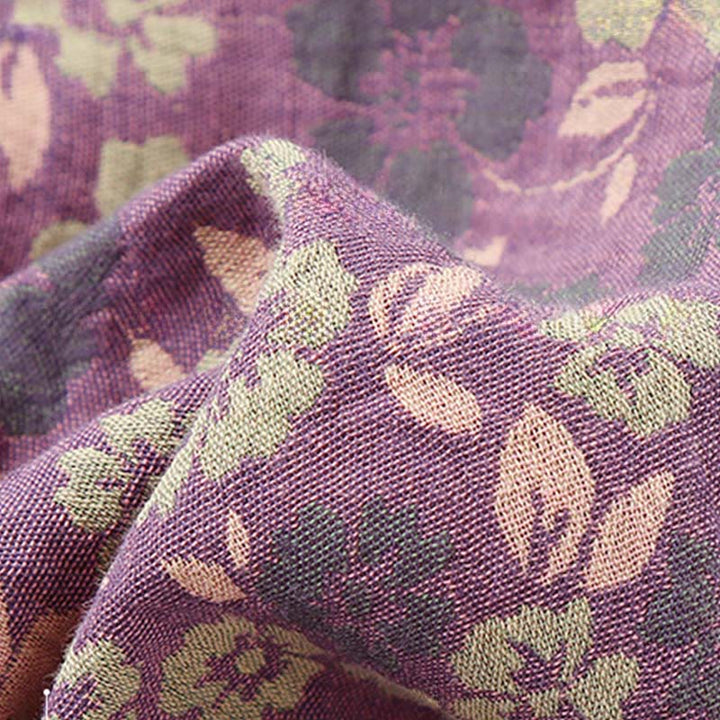 Buddha Stonesカエルボタン 長袖 ラウンドネック シャツ パンツ コットン パジャマセット 2点セット  - image 10