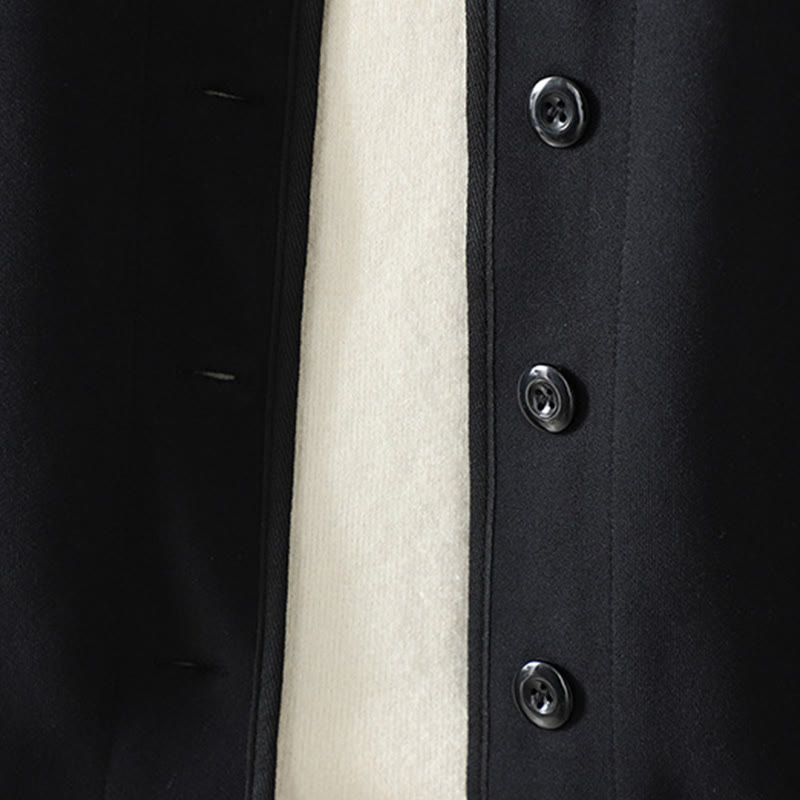 Buddha Stonesシンプル無地 Vネック ボタンダウンデザイン レディース コットン 長袖ジャケット - image 3