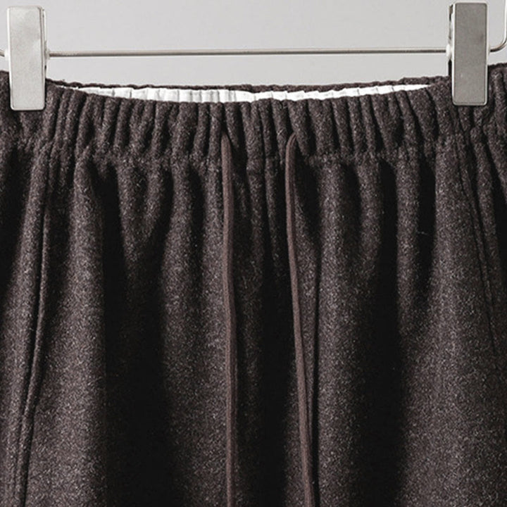 Buddha Stones無地コットン レースアップデザイン 厚手レディースパンツ ポケット付き - image 16