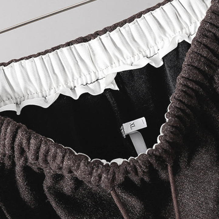 Buddha Stones無地コットン レースアップデザイン 厚手レディースパンツ ポケット付き - image 21