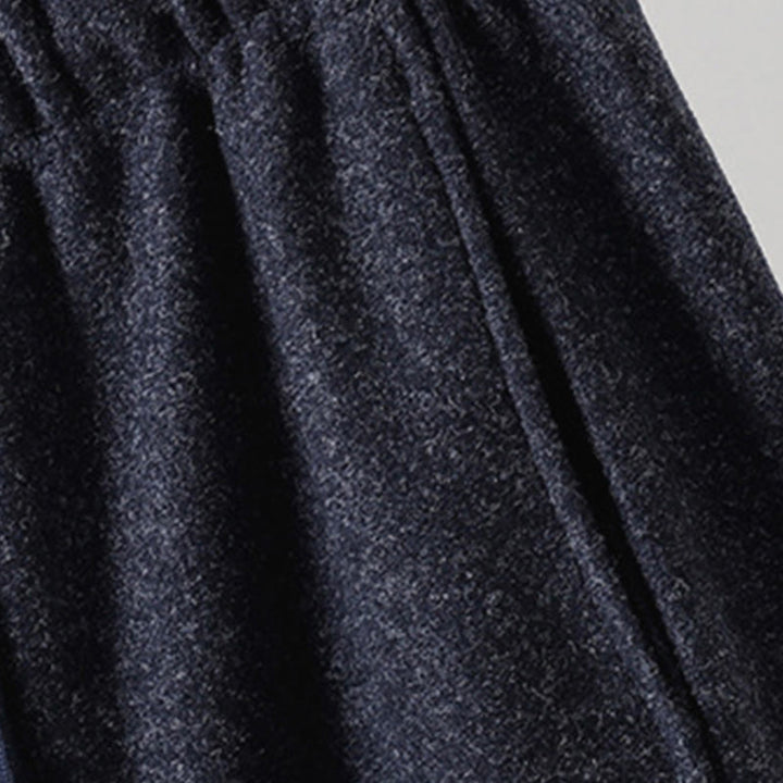 Buddha Stones無地コットン レースアップデザイン 厚手レディースパンツ ポケット付き - image 12