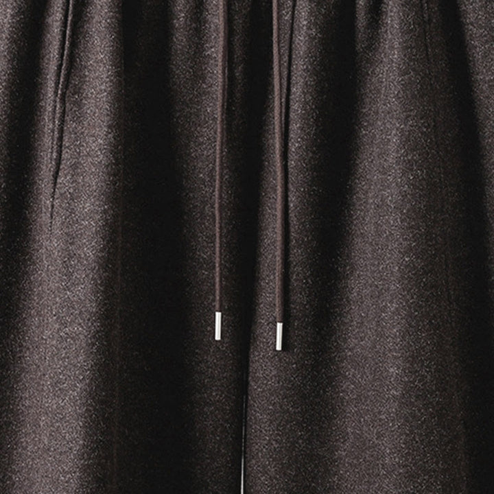 Buddha Stones無地コットン レースアップデザイン 厚手レディースパンツ ポケット付き - image 20