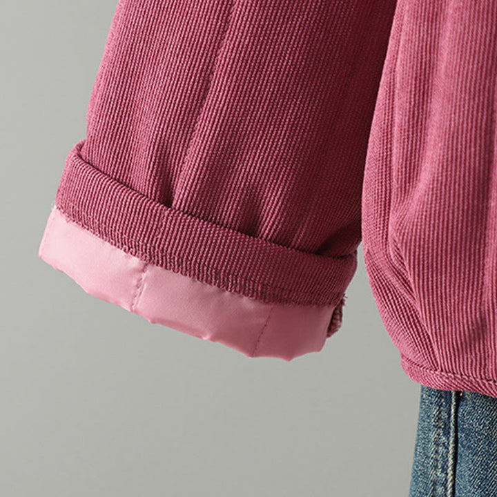 Buddha Stonesシンプルプレーンフロッグボタンレディースコットンロングスリーブジャケット - image 19