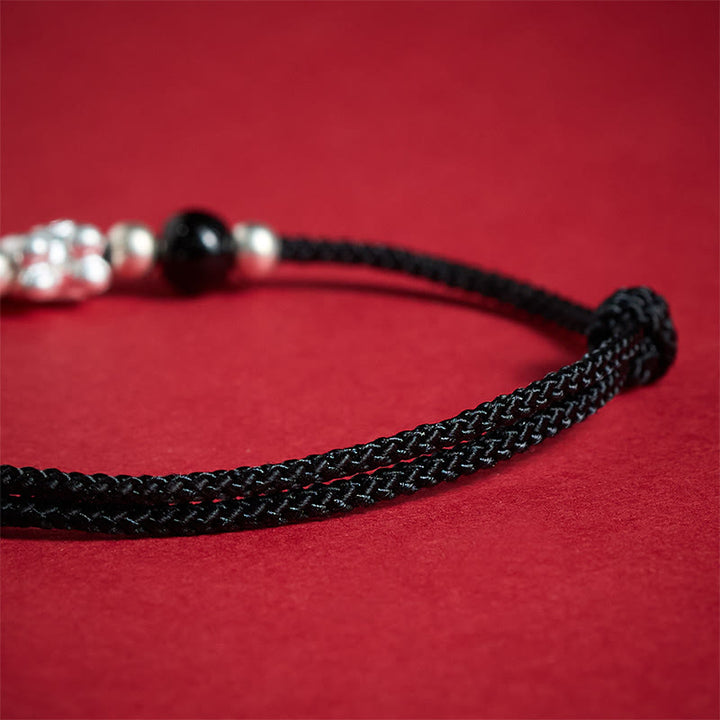 Buddha Stones999スターリングシルバー レッドアゲート 馬年豊かさブレスレット - image 18